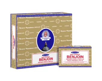 Satya Benzoin Backflow Cones 12pcs