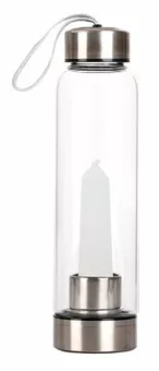 Crocheted crystal tip Tadasana bottle