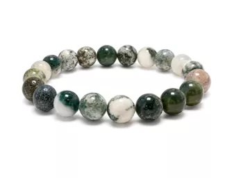Agate Bracelet Tree with 10mm Beads