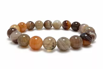 Botswana Agate Bracelet A 10mm Beads