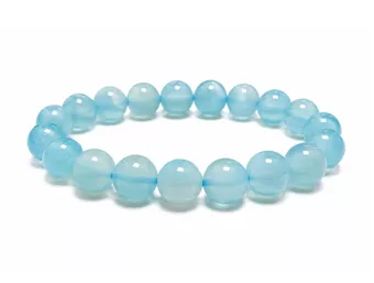 Heated Blue Agate AA Bracelet 8mm beads