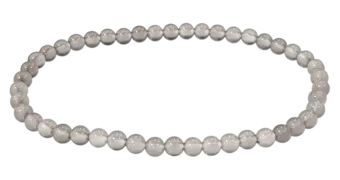 Gray Agate Bracelet A beads 4mm