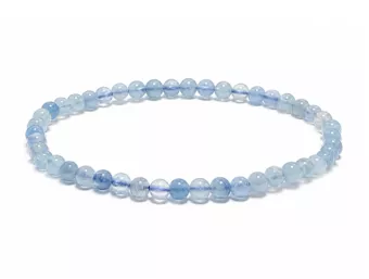 Aquamarine bracelet AA+ beads 4-5mm