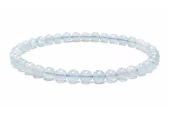 Aquamarine Bracelet A 4-5mm Beads