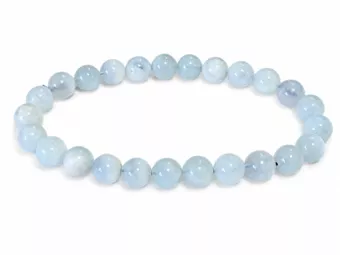 A+ Aquamarine Bracelet 8–9 mm Beads