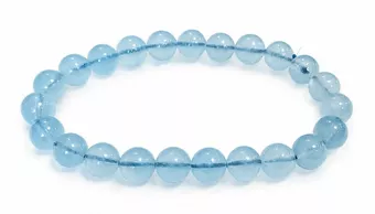 Aquamarine Bracelet AAA 8-9mm Beads