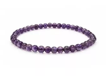 Amethyst Bracelet AA 4-5 mm Beads