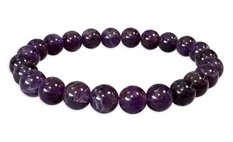 Uruguay Amethyst Bracelet A 7.5-8.5mm Beads