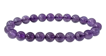 Uruguay Amethyst Bracelet AA 8mm Beads