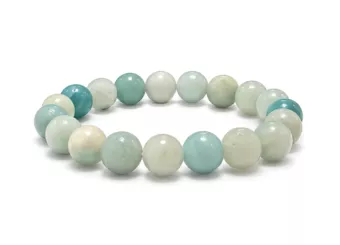 Brazilian Amazonite Bracelet A 10 mm Beads