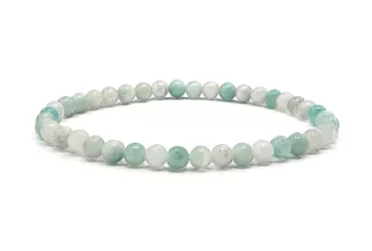 Brazilian Amazonite Bracelet A 4 mm Beads