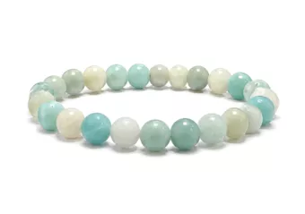 Brazilian Amazonite Bracelet A 8 mm Beads