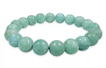 Peruvian Amazonite Bracelet A 10mm Beads