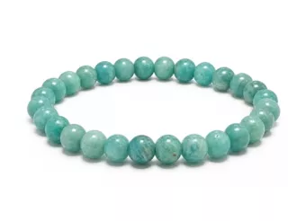 Peruvian Amazonite Bracelet A 6-7mm Beads