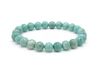 Peruvian Amazonite Bracelet A 8mm Beads