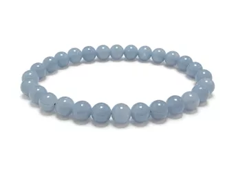 Angelite Bracelet A 7-8 mm Beads