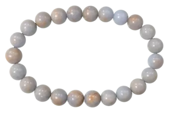 Orange Angelite 8mm pearls Bracelet