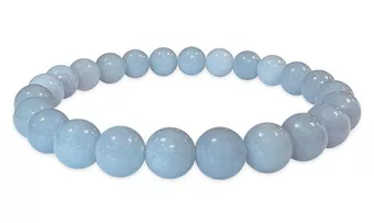 Angelite A bracelet 8mm beads