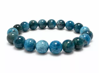 Blue Apatite Bracelet A 10mm Beads