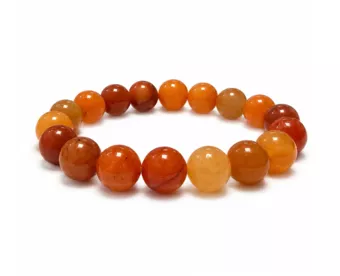 Orange Aventurine Bracelet A 10mm Beads
