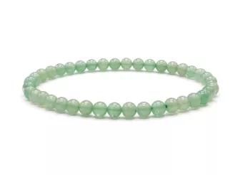 Green Aventurine Bracelet A 4 mm Beads