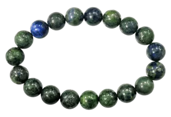 Stabilized Azurite & Malachite Bracelet A 10mm Beads