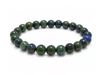 Stabilized Azurite & Malachite Bracelet A 8mm Beads