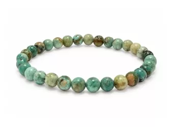 Chrysocolla Bracelet A 6-7 mm Beads