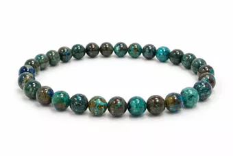 Turkish Chrysocolla Bracelet AAAA 5-6mm Beads