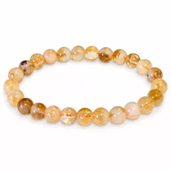 Heated Citrine AA Bracelet 7.5-8.5mm beads