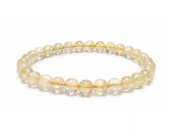 Natural Citrine A Bead Bracelet 6-7mm