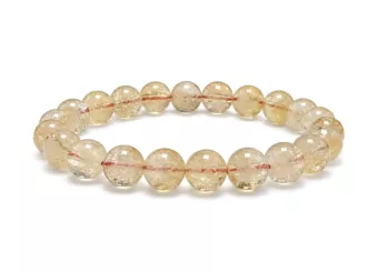 Natural Citrine Bracelet A 8-9 mm Beads