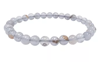 Blue Chalcedony Bracelet AA beads 6-6.5mm