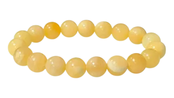 Bracelet Calcite Orange beads 10mm