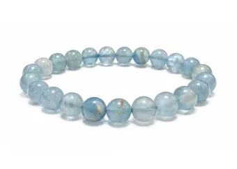 Blue Calcite Bracelet AAA 8 mm Beads