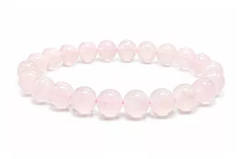 Pink Calcite AA Bead Bracelet 8mm