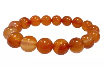 Carnelian Bracelet A 12mm Beads