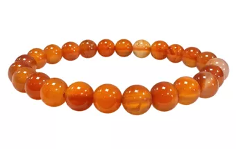 Carnelian Bracelet A 8mm Beads