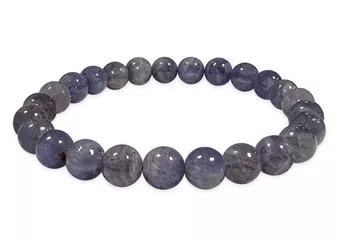 Cordierite Lolite AA bracelet beads 6-7mm