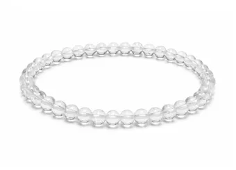 Rock Crystal Bracelet A 4mm Beads