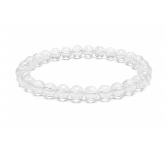Rock Crystal Bracelet A 6mm Beads