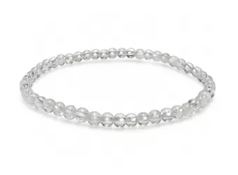 Crack Clear Crystal Bracelet A 4mm Beads