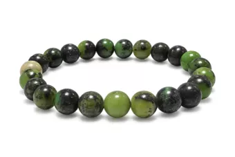 Lemon Chrysoprase Bracelet AB 8mm Beads