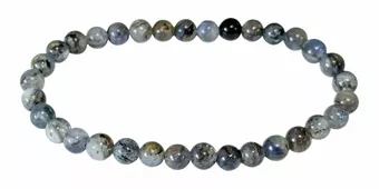 Natural Blue Kyanite Bracelet with 5.5mm Beads