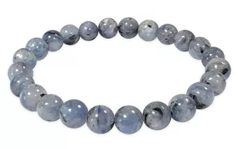 Natural Blue Kyanite Bracelet AB 7.5-8.5mm Beads