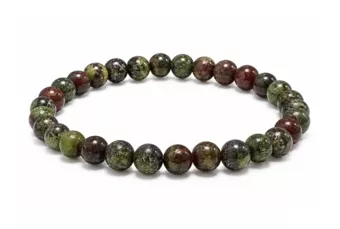 Dragon Blood Jasper Bracelet A 6-7 mm Beads
