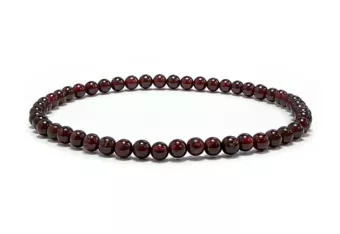 Red Garnet Bracelet A 4mm Beads