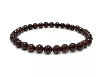 Red Garnet Bracelet 6mm Beads