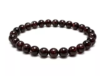 Red Garnet Bracelet AA 6 mm Beads