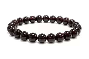 Red Garnet Bracelet A 7-8mm Beads